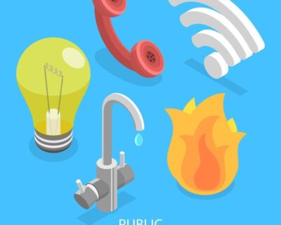 3d-isometric-flat-illustration-of-utility-services-icon-set-vector